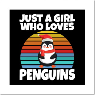 Just a girl who loves penguins Posters and Art